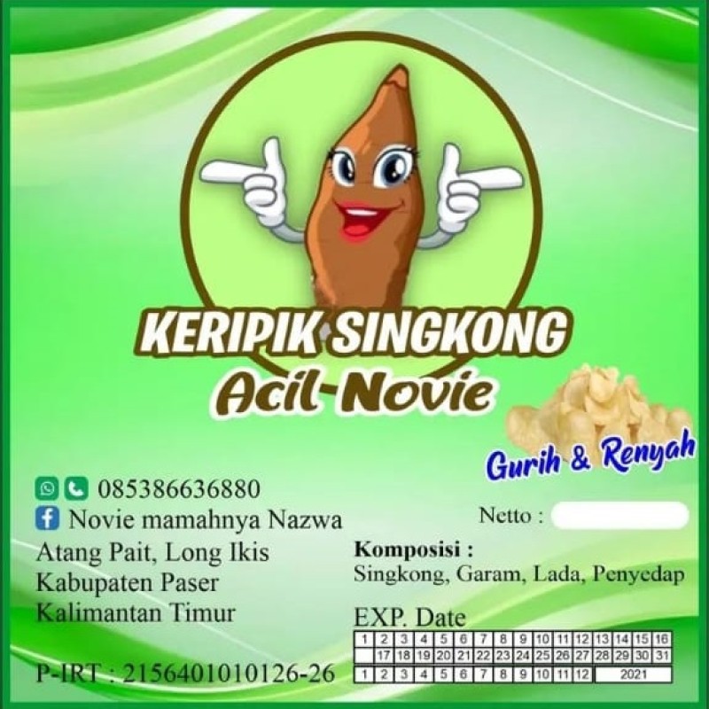 Keripik Singkong Acil Novie